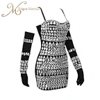 black diamond dress for party